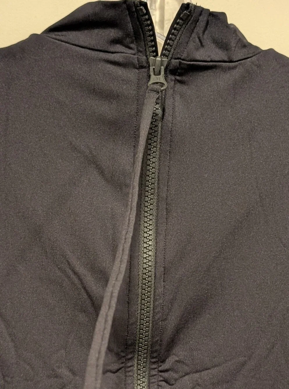 Hurley Black Long-Sleeve One-Piece Solid Mock Neck Surf Suit Swimsuit